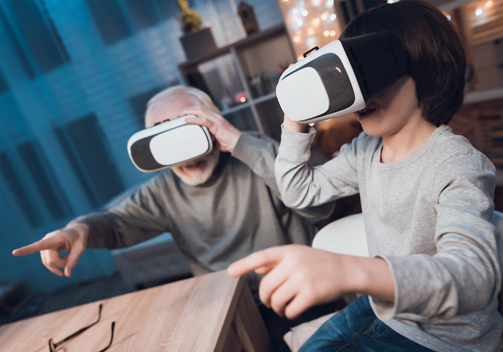 Virtual reality can take you on a tour to museums or theme partks anywhere in the world