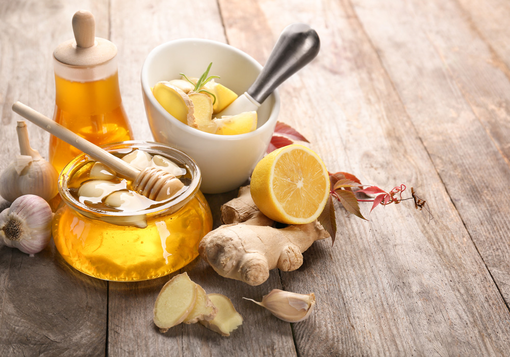Immune system gets boost from honey, garlic, ginger and lemon