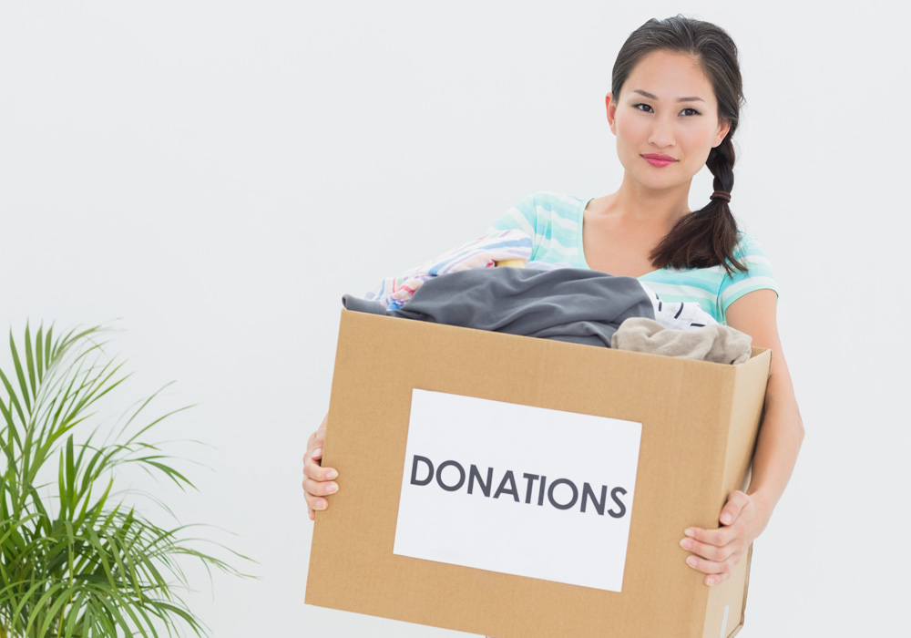 Spring cleaning provides the perfect opportunity to gather belongings that are no longer needed and give them to your local donation center.