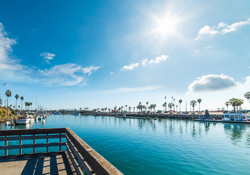 Waterfront view in San Diego.